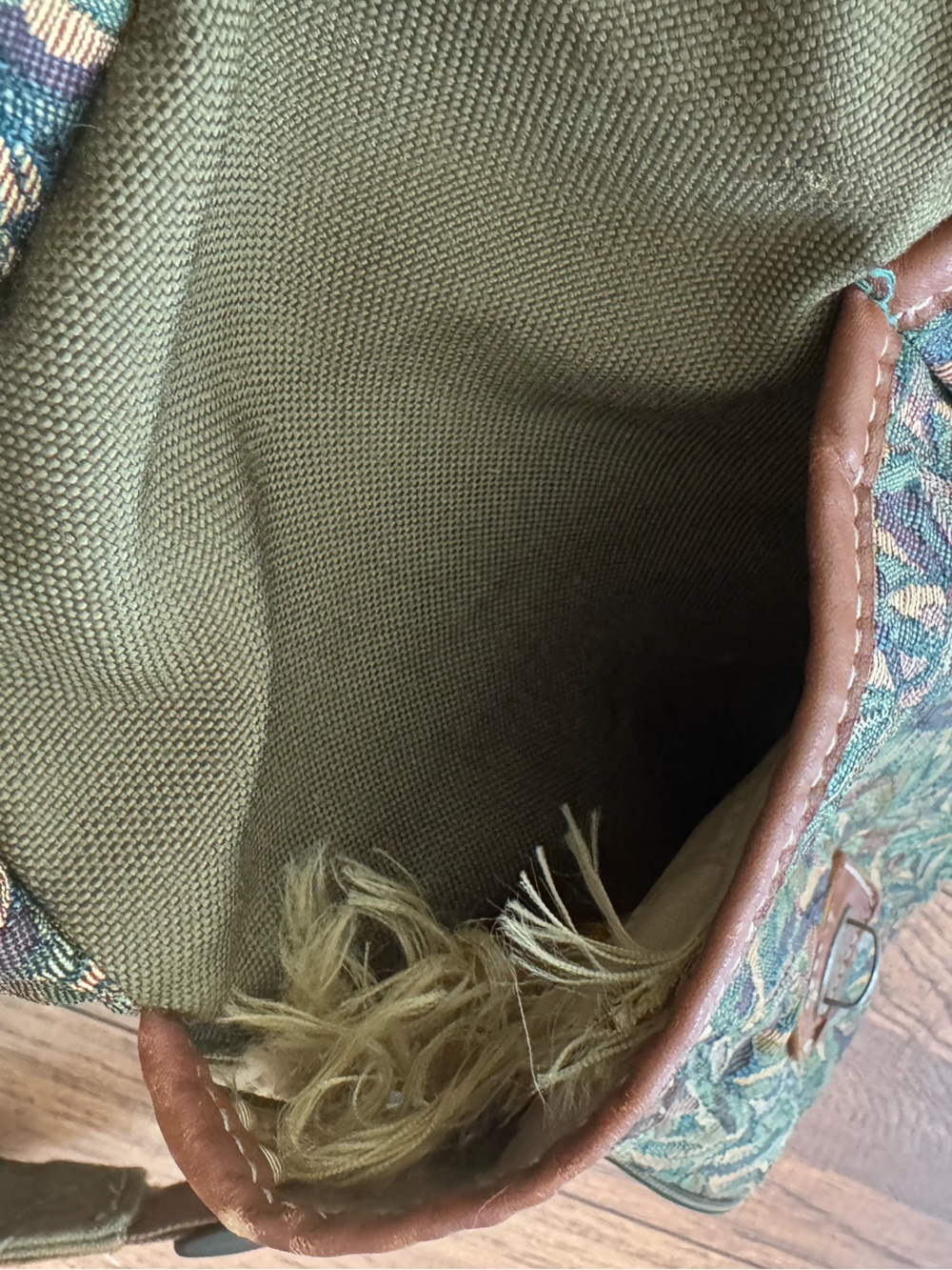 Vintage LL Bean Tapestry Backpack - Picture 6 of 7